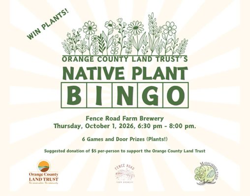 Native-Plant-Bingo-at-Fence-Road-Farm-Brewery, Date: Thursday, October 1, 2026 Time: 6:30 pm-8 pm